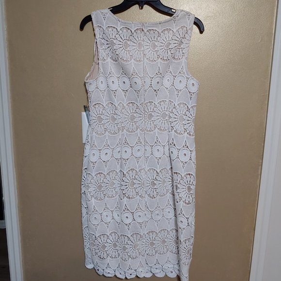Liz Claiborne Sleeveless Lace Dress NWT SZ 6 - Picture 2 of 4